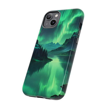 Aurora Borealis Phone Case, Tough Cases for Nature Lovers, Celestial Art Phone Cover, Unique Gift for Outdoorsy Friends, Compatible [...]