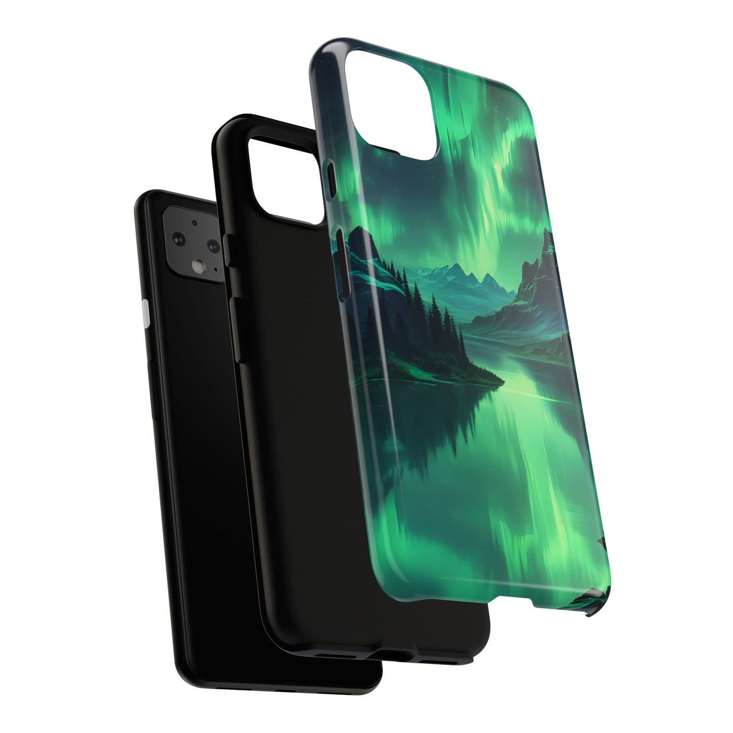 Carcasa para teléfono Aurora Boreal, carcasas resistentes para amantes de la naturaleza, funda para teléfono con arte celestial, regalo único para amigos amantes de la naturaleza, compatible [...]