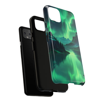 Aurora Borealis Phone Case, Tough Cases for Nature Lovers, Celestial Art Phone Cover, Unique Gift for Outdoorsy Friends, Compatible [...]