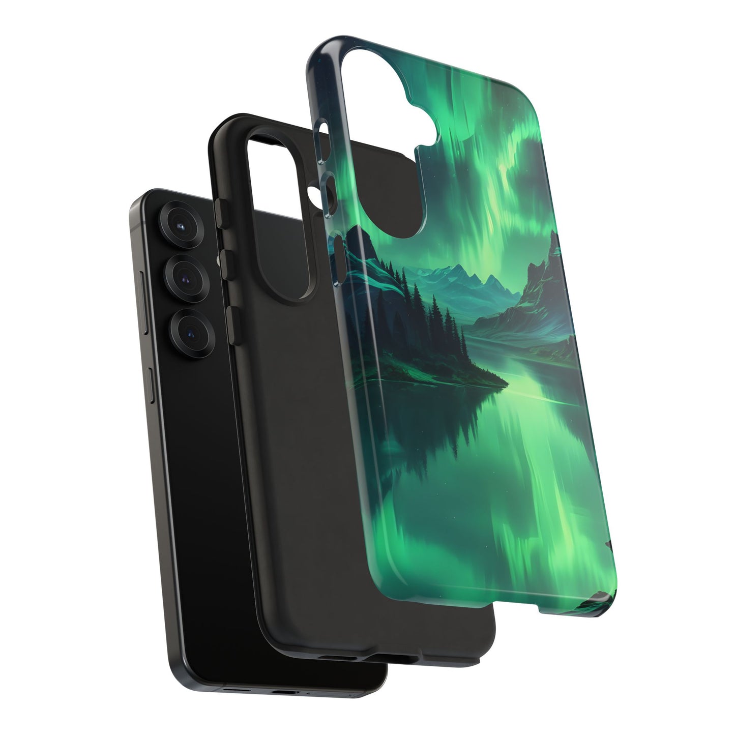 Carcasa para teléfono Aurora Boreal, carcasas resistentes para amantes de la naturaleza, funda para teléfono con arte celestial, regalo único para amigos amantes de la naturaleza, compatible [...]