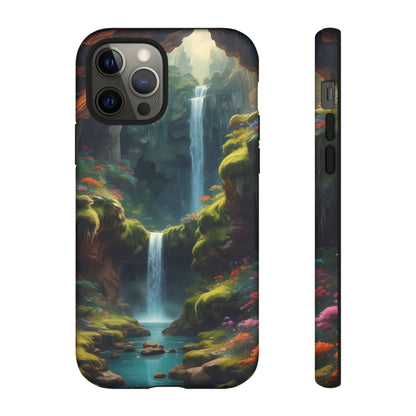 Waterfall Phone Case - Tough Cases, Waterfall Design, Aesthetic Phone Cover, Gift for Nature Lovers, Phone Protector