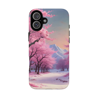 Cherry Blossom Phone Case, Spring Aesthetic, Tough Phone Cover, Floral Design, Nature Lover Gift, Sakura Case