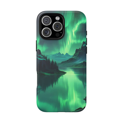 Aurora Borealis Phone Case, Tough Cases for Nature Lovers, Celestial Art Phone Cover, Unique Gift for Outdoorsy Friends, Compatible [...]