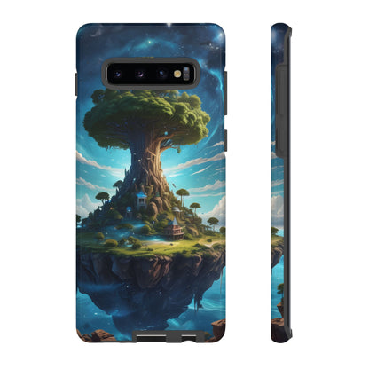 Mystical Tree Phone Case, Tough Cases, Unique Phone Cover, Magical Landscape, Gift for Nature Lovers, Protective Case, Whimsical Design