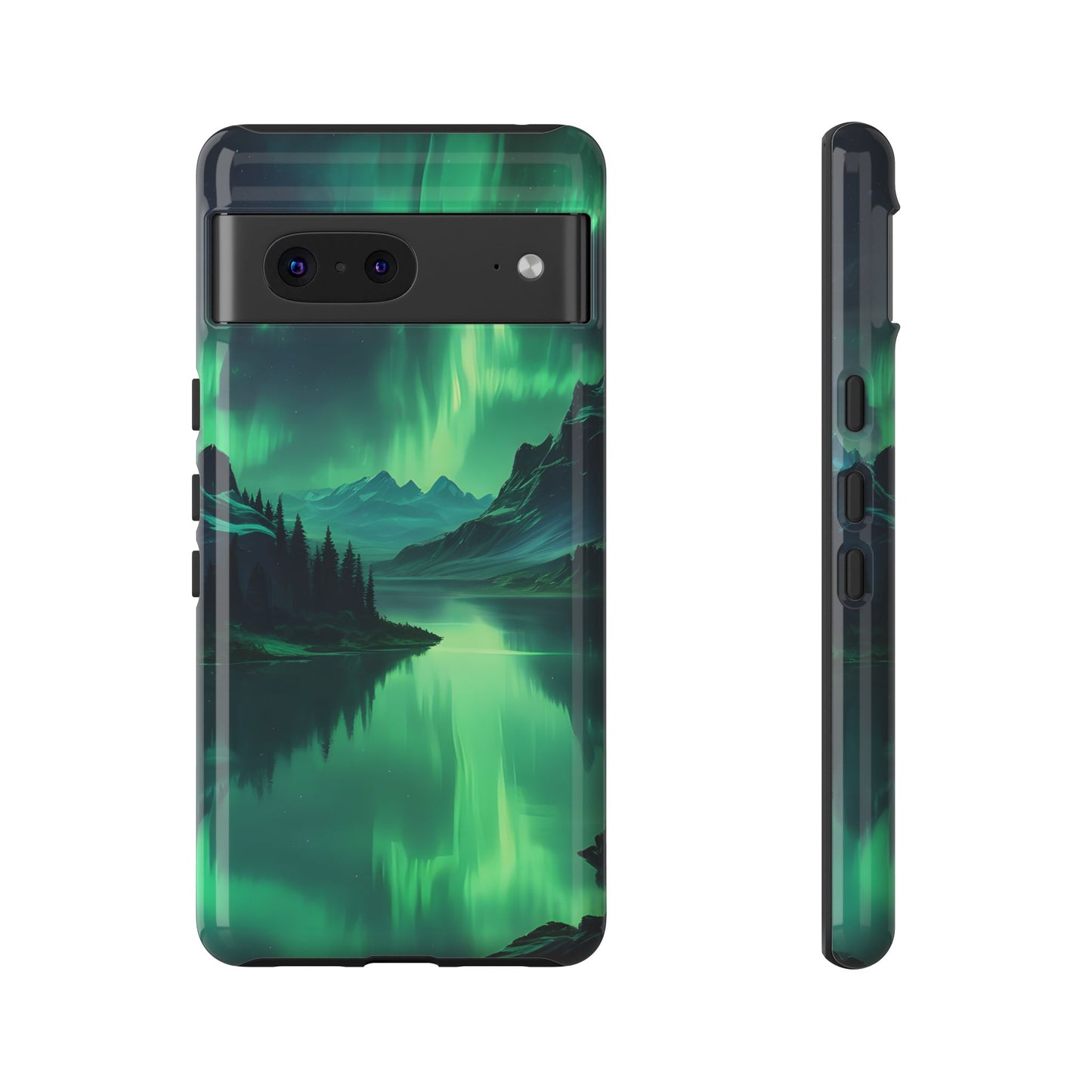 Carcasa para teléfono Aurora Boreal, carcasas resistentes para amantes de la naturaleza, funda para teléfono con arte celestial, regalo único para amigos amantes de la naturaleza, compatible [...]