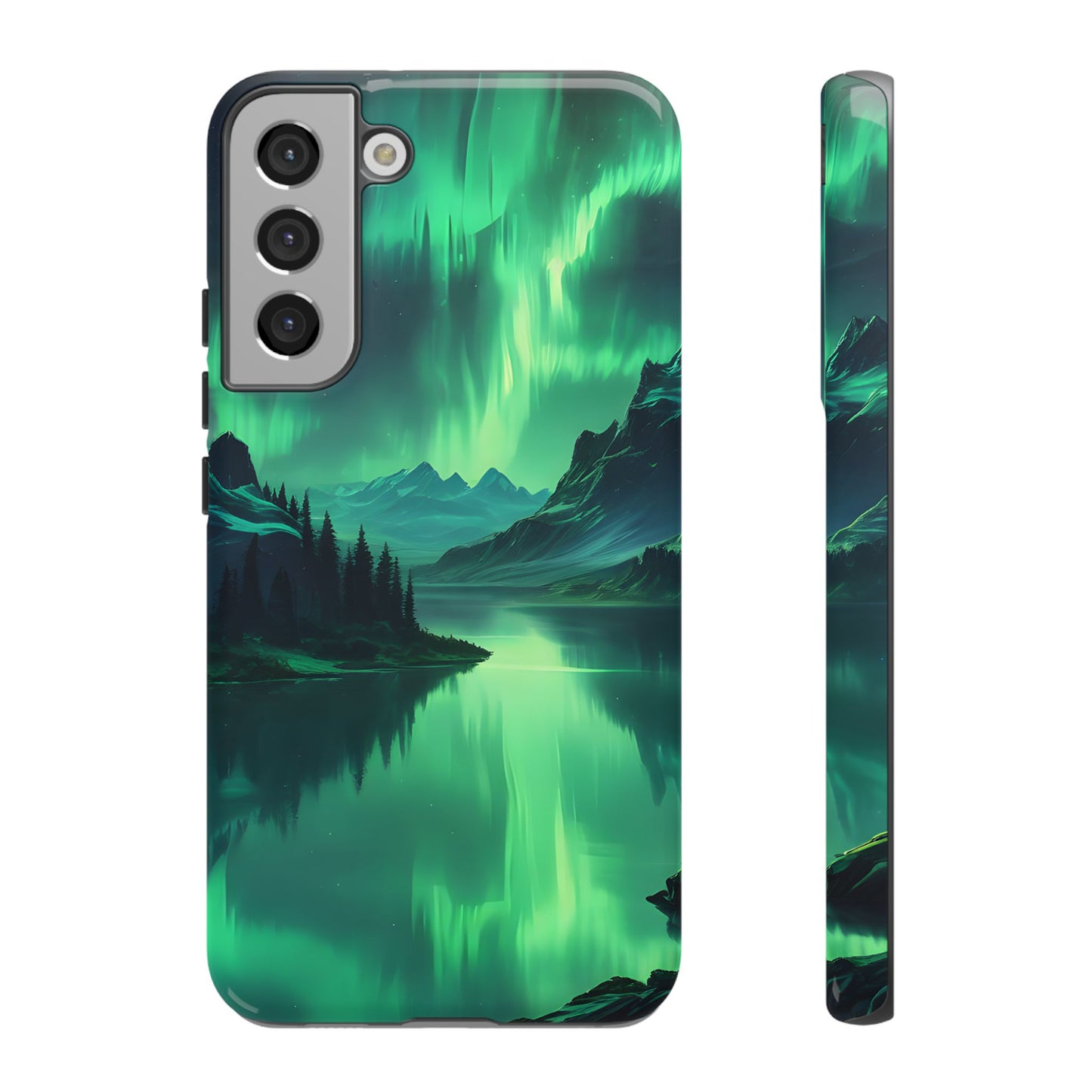 Carcasa para teléfono Aurora Boreal, carcasas resistentes para amantes de la naturaleza, funda para teléfono con arte celestial, regalo único para amigos amantes de la naturaleza, compatible [...]