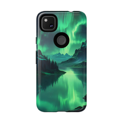 Aurora Borealis Phone Case, Tough Cases for Nature Lovers, Celestial Art Phone Cover, Unique Gift for Outdoorsy Friends, Compatible [...]