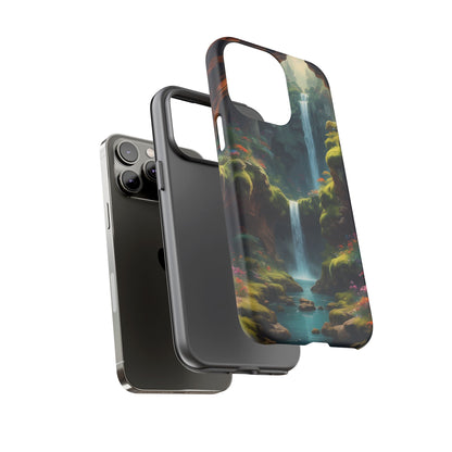 Waterfall Phone Case - Tough Cases, Waterfall Design, Aesthetic Phone Cover, Gift for Nature Lovers, Phone Protector