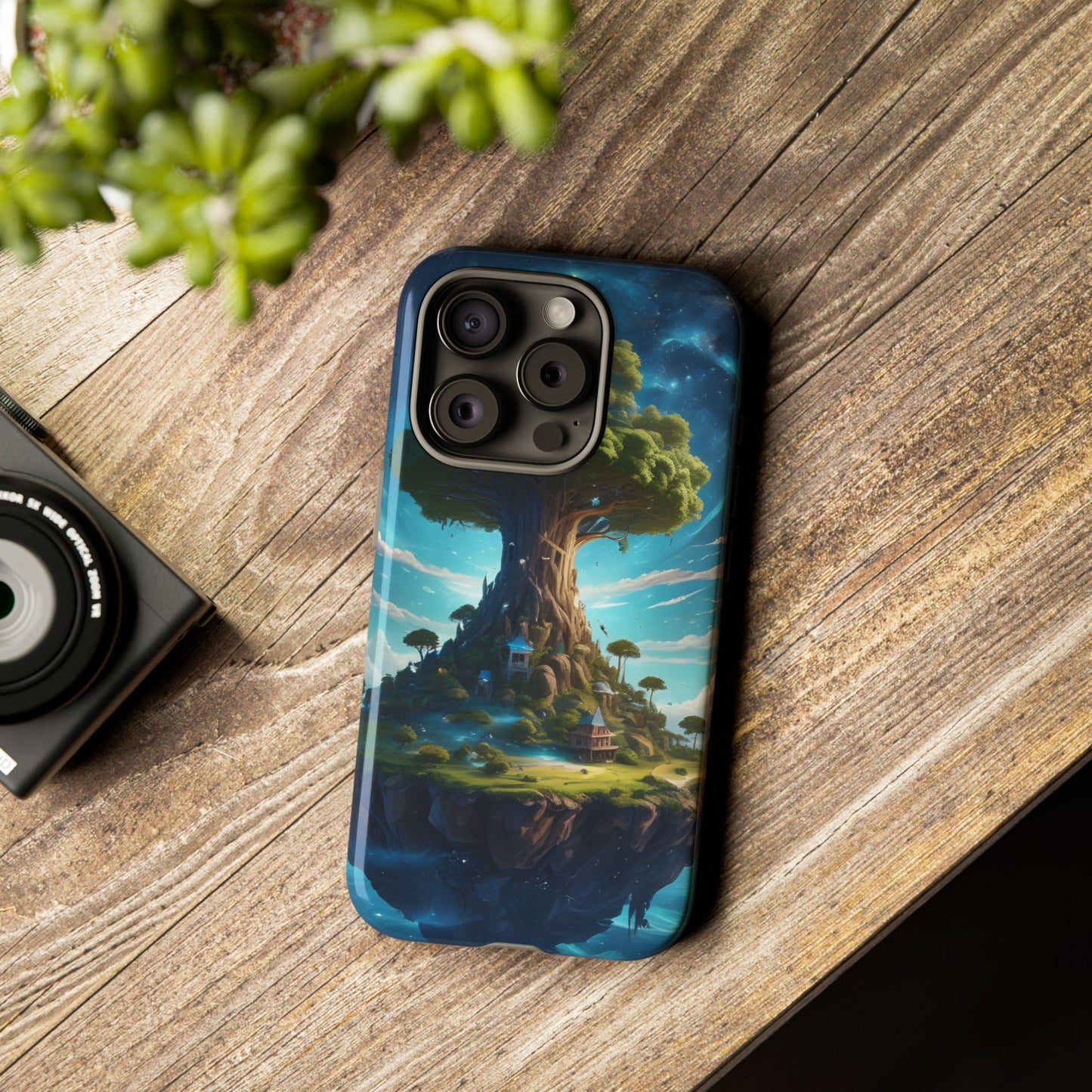 Carcasa para móvil Árbol Místico, Carcasas Resistentes, Funda para Móvil Única, Paisaje Mágico, Regalo para Amantes de la Naturaleza, Carcasa Protectora, Diseño Fantástico
