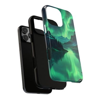 Aurora Borealis Phone Case, Tough Cases for Nature Lovers, Celestial Art Phone Cover, Unique Gift for Outdoorsy Friends, Compatible [...]