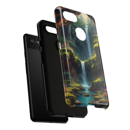 Waterfall Phone Case - Tough Cases, Waterfall Design, Aesthetic Phone Cover, Gift for Nature Lovers, Phone Protector