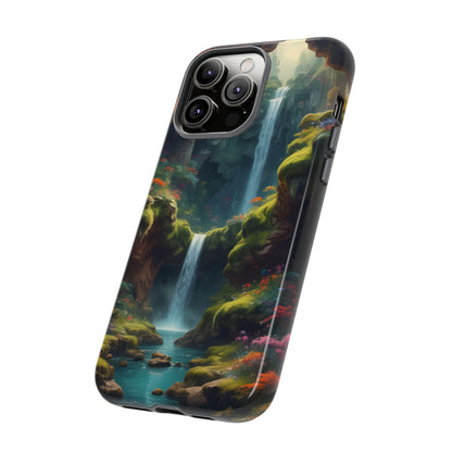 Waterfall Phone Case - Tough Cases, Waterfall Design, Aesthetic Phone Cover, Gift for Nature Lovers, Phone Protector