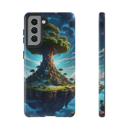 Mystical Tree Phone Case, Tough Cases, Unique Phone Cover, Magical Landscape, Gift for Nature Lovers, Protective Case, Whimsical Design