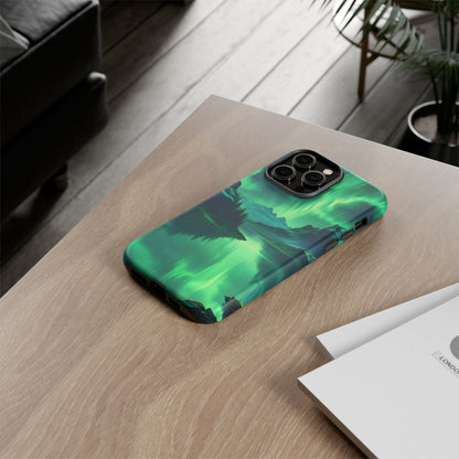 Aurora Borealis Phone Case, Tough Cases for Nature Lovers, Celestial Art Phone Cover, Unique Gift for Outdoorsy Friends, Compatible [...]