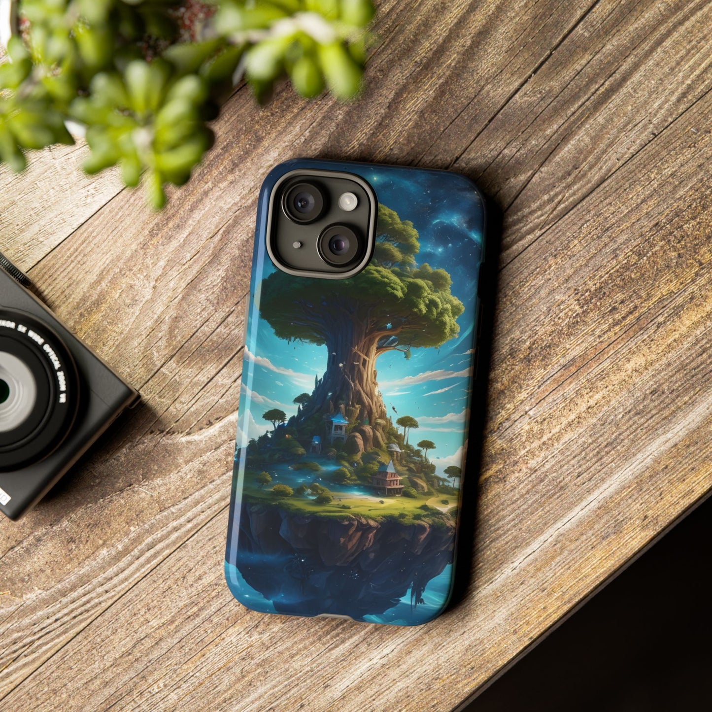 Carcasa para móvil Árbol Místico, Carcasas Resistentes, Funda para Móvil Única, Paisaje Mágico, Regalo para Amantes de la Naturaleza, Carcasa Protectora, Diseño Fantástico