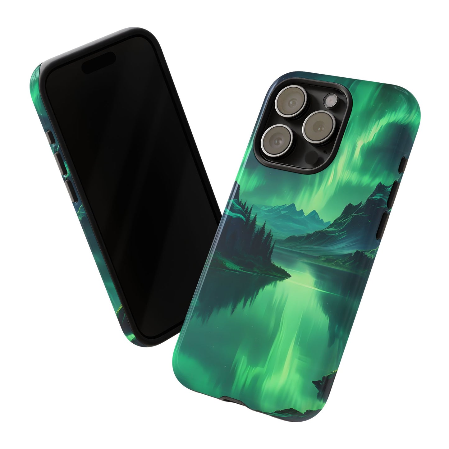 Carcasa para teléfono Aurora Boreal, carcasas resistentes para amantes de la naturaleza, funda para teléfono con arte celestial, regalo único para amigos amantes de la naturaleza, compatible [...]