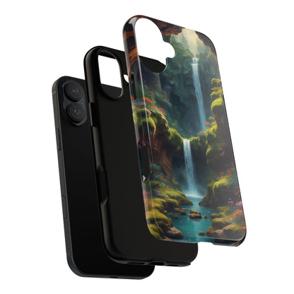 Waterfall Phone Case - Tough Cases, Waterfall Design, Aesthetic Phone Cover, Gift for Nature Lovers, Phone Protector