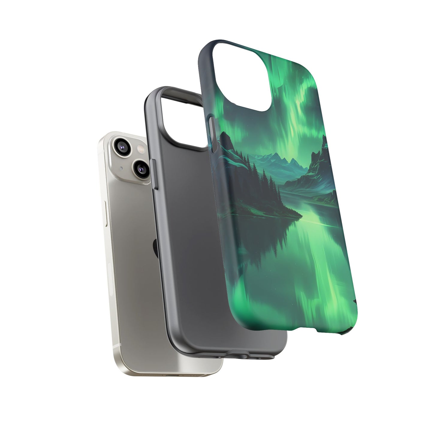 Carcasa para teléfono Aurora Boreal, carcasas resistentes para amantes de la naturaleza, funda para teléfono con arte celestial, regalo único para amigos amantes de la naturaleza, compatible [...]
