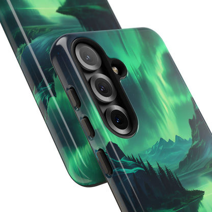 Aurora Borealis Phone Case, Tough Cases for Nature Lovers, Celestial Art Phone Cover, Unique Gift for Outdoorsy Friends, Compatible [...]