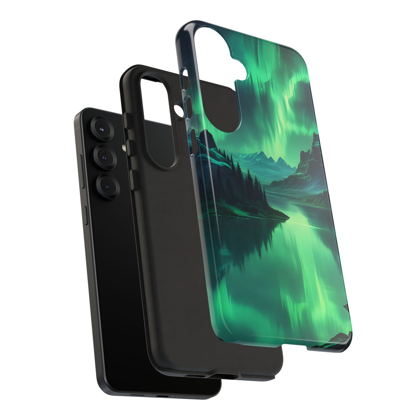 Carcasa para teléfono Aurora Boreal, carcasas resistentes para amantes de la naturaleza, funda para teléfono con arte celestial, regalo único para amigos amantes de la naturaleza, compatible [...]