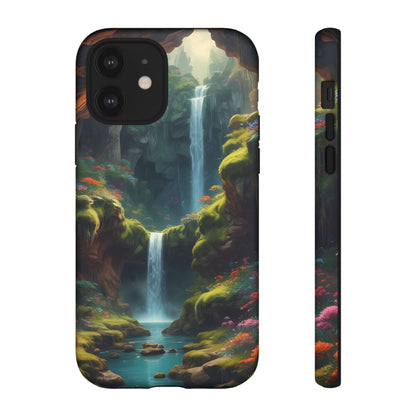 Waterfall Phone Case - Tough Cases, Waterfall Design, Aesthetic Phone Cover, Gift for Nature Lovers, Phone Protector