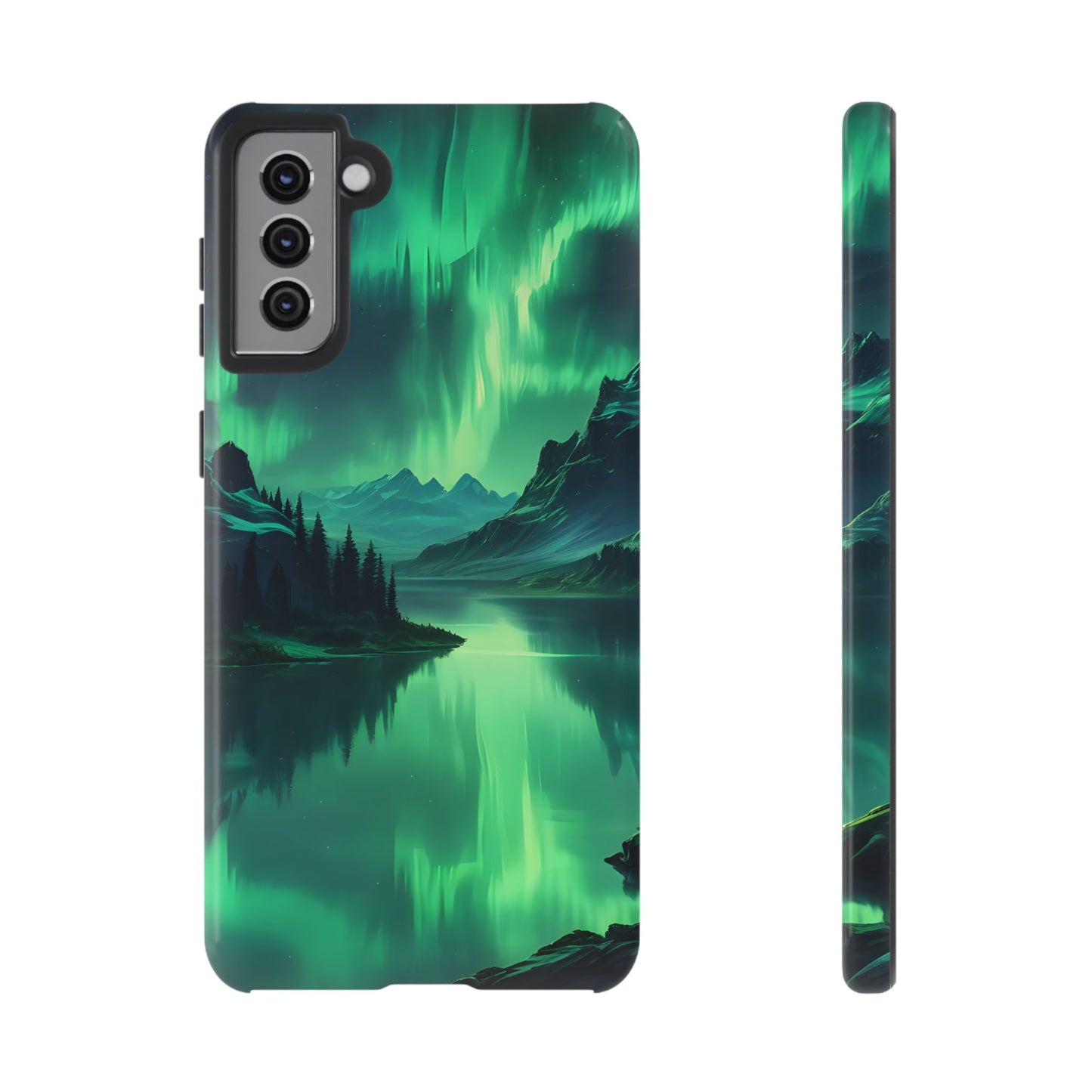Carcasa para teléfono Aurora Boreal, carcasas resistentes para amantes de la naturaleza, funda para teléfono con arte celestial, regalo único para amigos amantes de la naturaleza, compatible [...]
