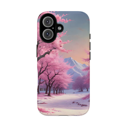 Cherry Blossom Phone Case, Spring Aesthetic, Tough Phone Cover, Floral Design, Nature Lover Gift, Sakura Case