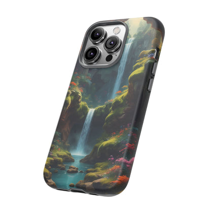 Waterfall Phone Case - Tough Cases, Waterfall Design, Aesthetic Phone Cover, Gift for Nature Lovers, Phone Protector