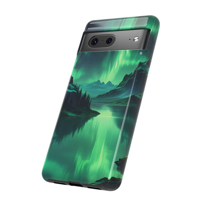 Aurora Borealis Phone Case, Tough Cases for Nature Lovers, Celestial Art Phone Cover, Unique Gift for Outdoorsy Friends, Compatible [...]