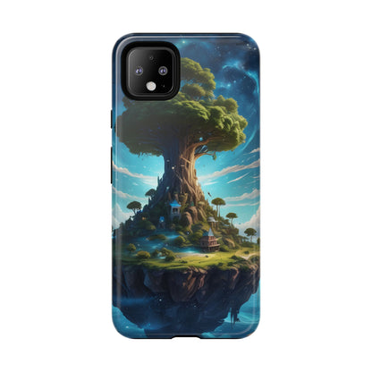 Mystical Tree Phone Case, Tough Cases, Unique Phone Cover, Magical Landscape, Gift for Nature Lovers, Protective Case, Whimsical Design