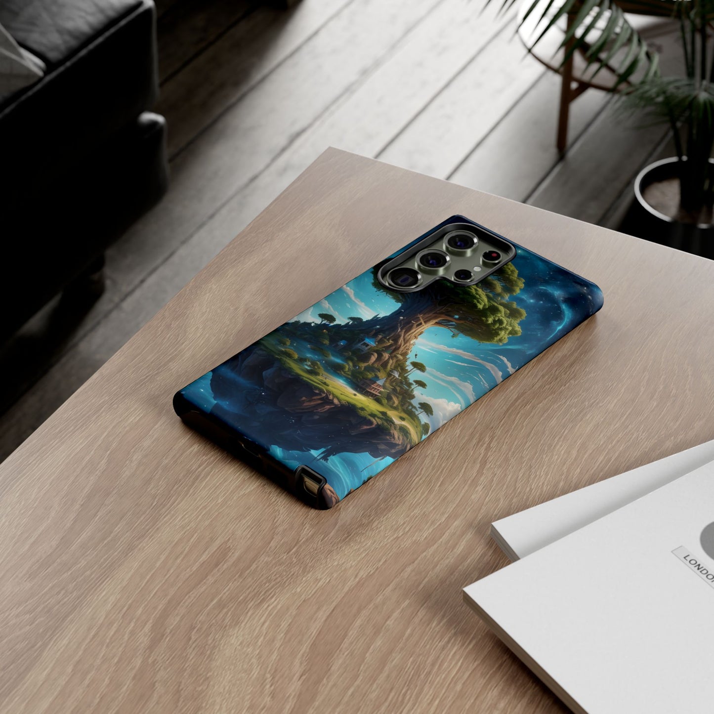 Carcasa para móvil Árbol Místico, Carcasas Resistentes, Funda para Móvil Única, Paisaje Mágico, Regalo para Amantes de la Naturaleza, Carcasa Protectora, Diseño Fantástico
