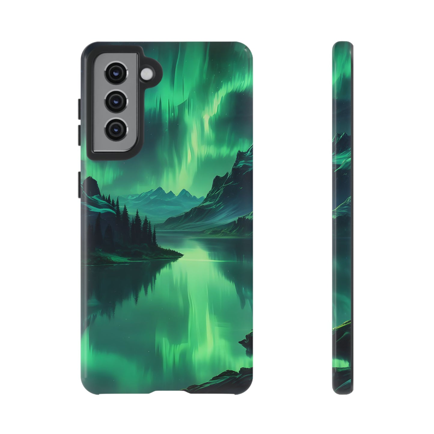 Carcasa para teléfono Aurora Boreal, carcasas resistentes para amantes de la naturaleza, funda para teléfono con arte celestial, regalo único para amigos amantes de la naturaleza, compatible [...]