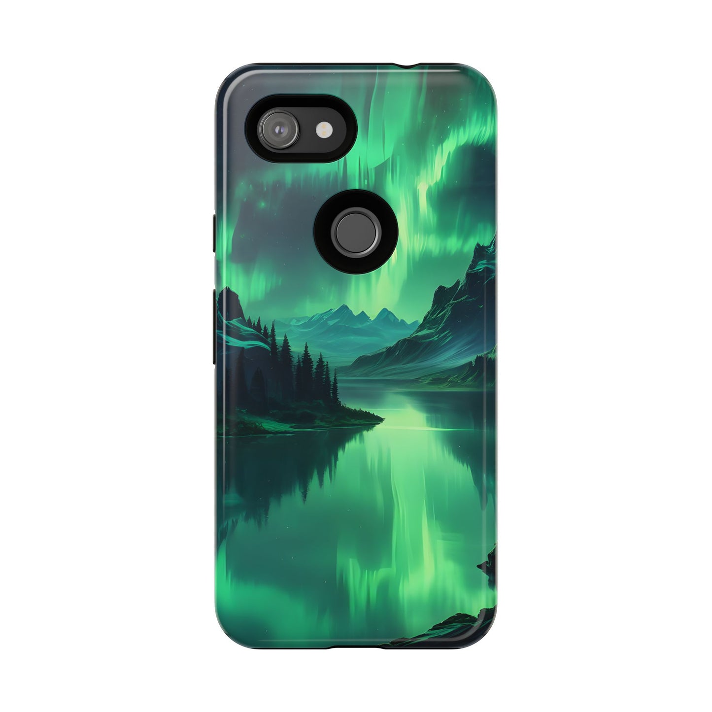 Carcasa para teléfono Aurora Boreal, carcasas resistentes para amantes de la naturaleza, funda para teléfono con arte celestial, regalo único para amigos amantes de la naturaleza, compatible [...]