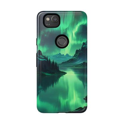 Aurora Borealis Phone Case, Tough Cases for Nature Lovers, Celestial Art Phone Cover, Unique Gift for Outdoorsy Friends, Compatible [...]