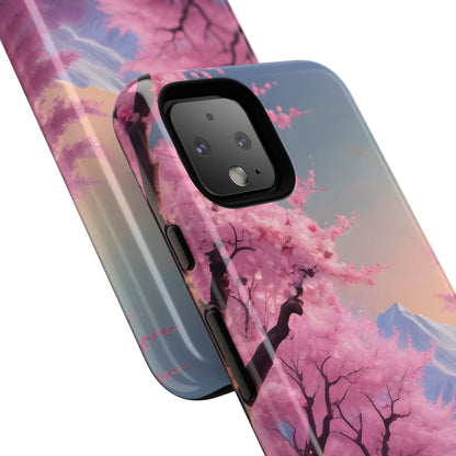 Cherry Blossom Phone Case, Spring Aesthetic, Tough Phone Cover, Floral Design, Nature Lover Gift, Sakura Case