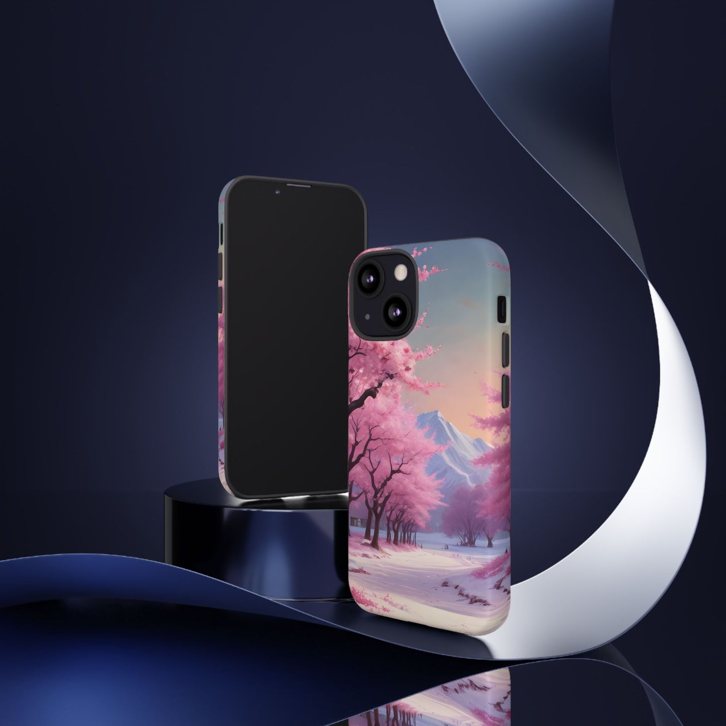 Funda para teléfono con diseño de flor de cerezo, estética primaveral, funda resistente para teléfono, diseño floral, regalo para amantes de la naturaleza, funda Sakura.