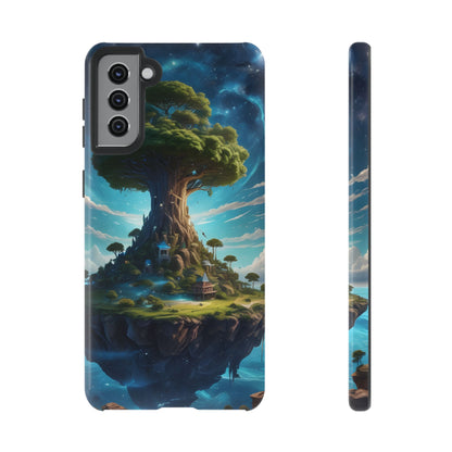 Mystical Tree Phone Case, Tough Cases, Unique Phone Cover, Magical Landscape, Gift for Nature Lovers, Protective Case, Whimsical Design