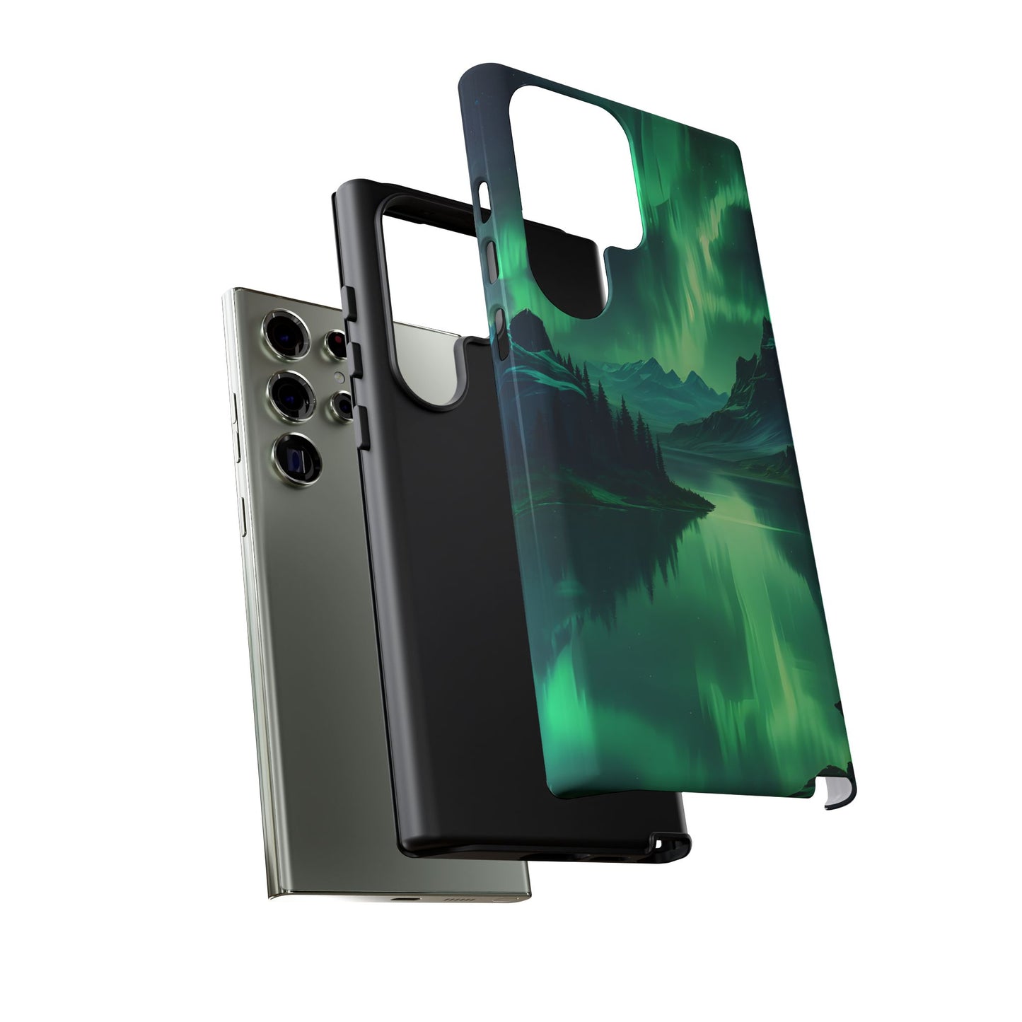 Carcasa para teléfono Aurora Boreal, carcasas resistentes para amantes de la naturaleza, funda para teléfono con arte celestial, regalo único para amigos amantes de la naturaleza, compatible [...]