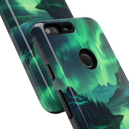 Aurora Borealis Phone Case, Tough Cases for Nature Lovers, Celestial Art Phone Cover, Unique Gift for Outdoorsy Friends, Compatible [...]