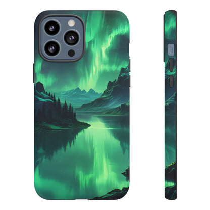 Aurora Borealis Phone Case, Tough Cases for Nature Lovers, Celestial Art Phone Cover, Unique Gift for Outdoorsy Friends, Compatible [...]