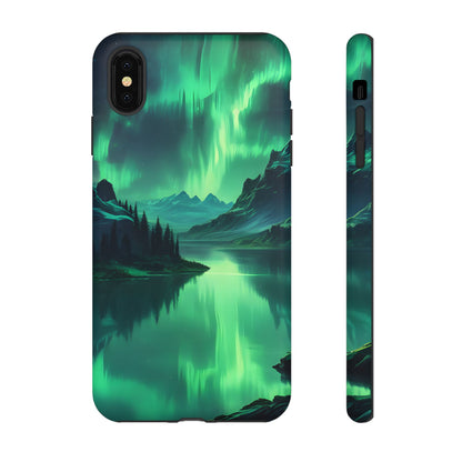 Aurora Borealis Phone Case, Tough Cases for Nature Lovers, Celestial Art Phone Cover, Unique Gift for Outdoorsy Friends, Compatible [...]