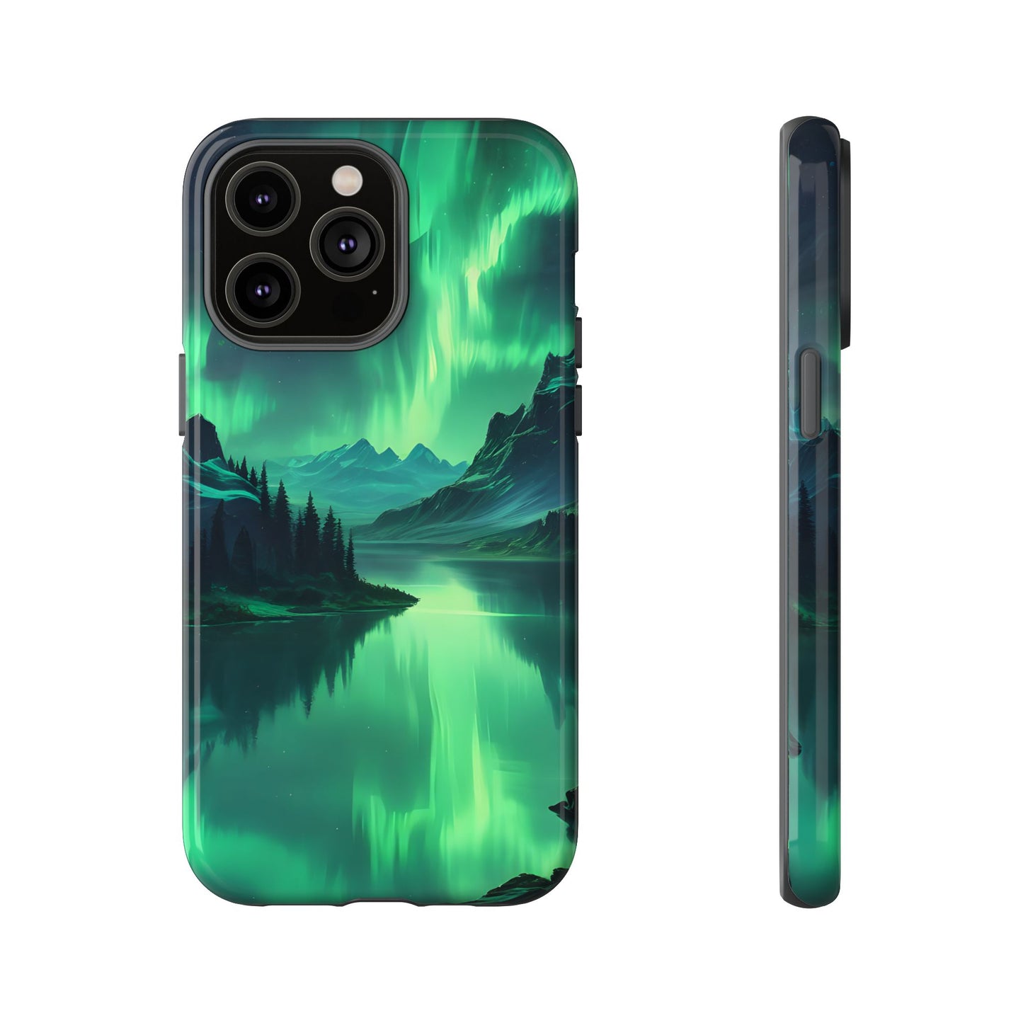Carcasa para teléfono Aurora Boreal, carcasas resistentes para amantes de la naturaleza, funda para teléfono con arte celestial, regalo único para amigos amantes de la naturaleza, compatible [...]