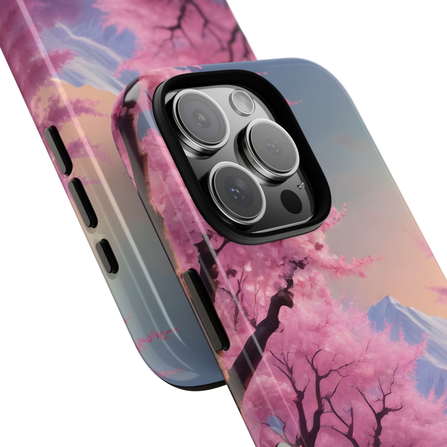 Funda para teléfono con diseño de flor de cerezo, estética primaveral, funda resistente para teléfono, diseño floral, regalo para amantes de la naturaleza, funda Sakura.