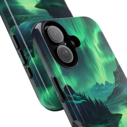 Aurora Borealis Phone Case, Tough Cases for Nature Lovers, Celestial Art Phone Cover, Unique Gift for Outdoorsy Friends, Compatible [...]