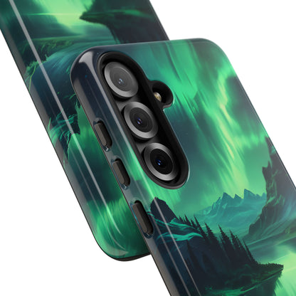 Aurora Borealis Phone Case, Tough Cases for Nature Lovers, Celestial Art Phone Cover, Unique Gift for Outdoorsy Friends, Compatible [...]