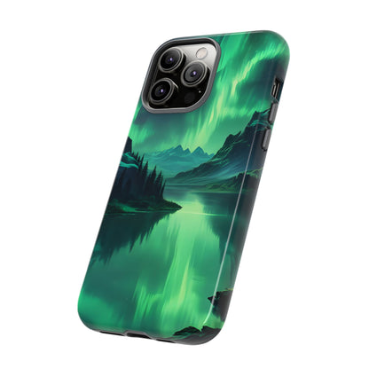 Aurora Borealis Phone Case, Tough Cases for Nature Lovers, Celestial Art Phone Cover, Unique Gift for Outdoorsy Friends, Compatible [...]