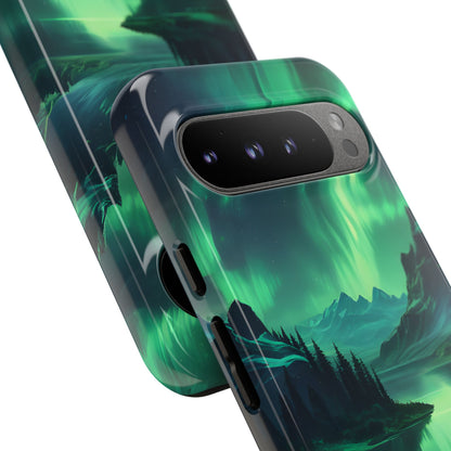 Aurora Borealis Phone Case, Tough Cases for Nature Lovers, Celestial Art Phone Cover, Unique Gift for Outdoorsy Friends, Compatible [...]