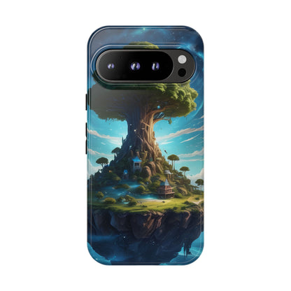 Mystical Tree Phone Case, Tough Cases, Unique Phone Cover, Magical Landscape, Gift for Nature Lovers, Protective Case, Whimsical Design
