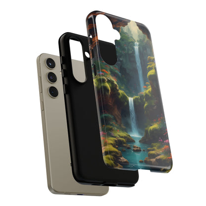 Waterfall Phone Case - Tough Cases, Waterfall Design, Aesthetic Phone Cover, Gift for Nature Lovers, Phone Protector
