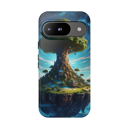 Mystical Tree Phone Case, Tough Cases, Unique Phone Cover, Magical Landscape, Gift for Nature Lovers, Protective Case, Whimsical Design